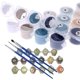 thumbnail image 2 of Kits de pintura por números sin marco con pinceles y pinturas acrílicas compatibles con adultos, niños, personas mayores, principiantes, doce constelaciones, 16 * 20 pulgadas Kuyhfg Bienvenido a Kuyhfg, 2 of 4