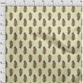 thumbnail image 3 of oneOone Silk Tabby Fabric Leaves & Paisley Block Decor Fabric Printed BTY 42 Inch Wide, 3 of 4