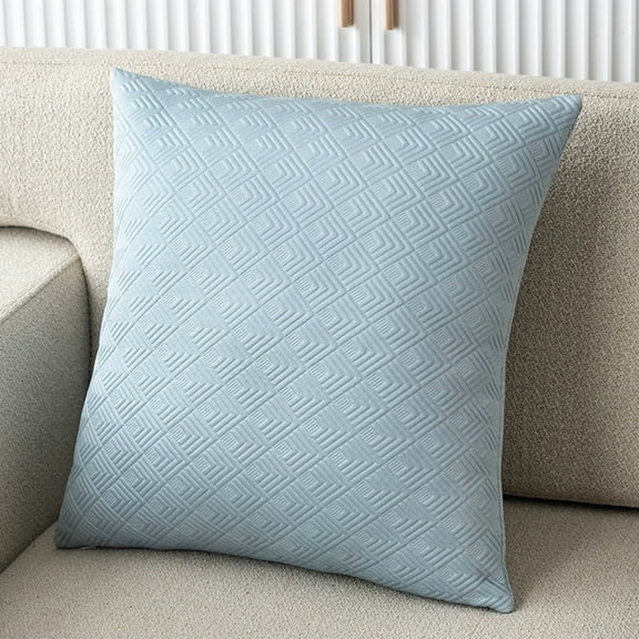 XmhyTop Decorative Pillow, Pillows for Living Room 40x40CM, blue Bed Throw Pillow with Ice Silk Cooling Cover & PP Cotton Filling, 1 Piece Pillow for Bed Decor, & Stylish Home.