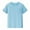 Light Blue, variant on REDARER Kids Mesh T Shirts Short Sleeve Plain Top Tees Boy & Girl Baby Unisex Toddler Children Crew Neck T Shirt with Pocket Boys Uniform Shirts, for Size 11-12 Years
