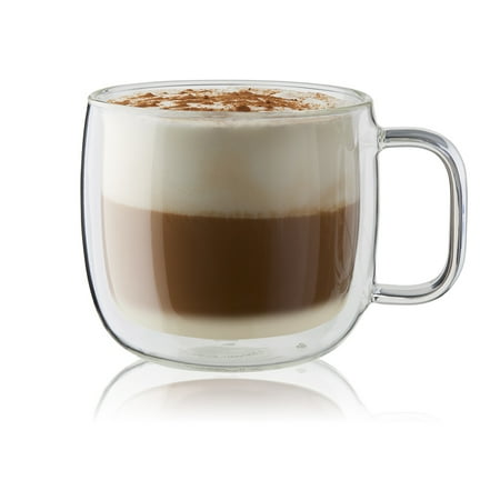 - ZWILLING Sorrento Plus 2-pc Double-Wall Glass Cappuccino Mug Set
