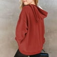 thumbnail image 5 of TQWQT Girls Red Hoodie Size 10-12 Plain Pullover Top Hooded Long Sleeve Basic Trendy Sweatshirts Oversized Cute Sweatshirts 5-6 Years, 5 of 5
