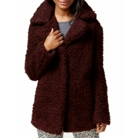 - Celebrity Pink NEW Red Mulberry Size Small S Junior Faux Fur Coat