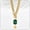 Green Cubic Zirconia Toggle Necklaces-Gold, variant on NANAHuang Gold Chunky Necklaces for Women Gold Plated Chain Clasp Toggle Necklaces Dainty Herringbone Snake Chain Paperclip Cuban Choker Necklaces Jewelry Gifts