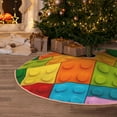thumbnail image 5 of Sikiie Colorful Building Blocks Christmas Tree Skirt, Christmas Tree Decorations, Christmas Decor, Tree Mat Decoration(30-48IN)-30", 5 of 6