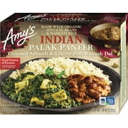 Amy's Indian Palak Paneer Microwave Meals, 10 Oz