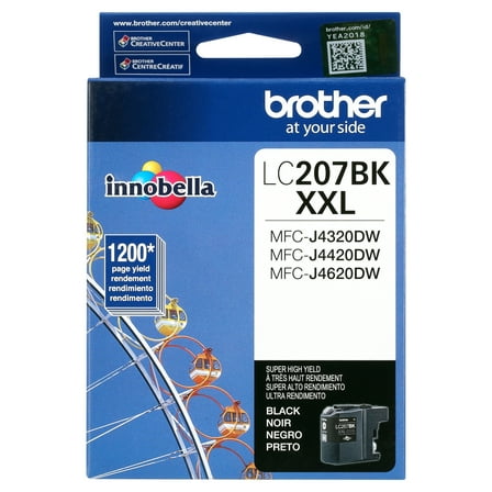 Brother Genuine LC207BK High-yield Printer Ink Cartridge