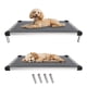 thumbnail image 1 of Cama para perros FXW TitanNest, a prueba de masticaciones, acolchada elevada, 36 cm, gris, 1 of 7