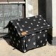 thumbnail image 3 of Casa para gatos de invierno: refugio cálido para gatos, cama para gatos resistente a la intemperie con cortina de puerta, casa impermeable y resistente al viento para gatos y perros pequeños, 3 of 5