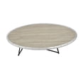 thumbnail image 3 of Allis Weathered Gray Oak & Metal Finish Coffee Table, 3 of 6