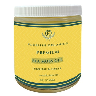 Organic Sea Moss Gel (mango-pineapple) - Large 16 Oz - Real Fruit 