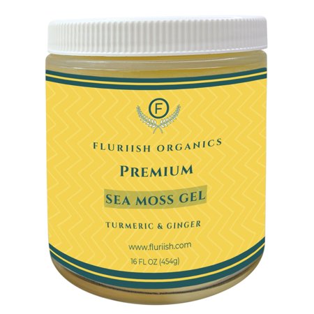 Turmeric and Ginger Organic Sea Moss Gel