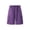 (Casual 206)Purple, variant on Fashion Shorts for Men Solid Color Breeches Casual Summer Outdoor Sports Elastic Waist Pocket Short Pants