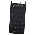 thumbnail image 3 of Bolsa colgante festiva de con 24 bolsillos - Calendario de Adviento de Navidad 2023 , negro, 3 of 10
