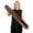 Brown, variant on Hanobe Large Wooden Dough Bowl 25.5" Extra Long - White Decorative Bowl for Entryway, Farmhouse Coffee Table & Rustic Dining Centerpiece