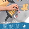 thumbnail image 4 of Cartoon Halloween Element Curtain Valances Window Treatment Rod Pocket Drape Valance 54" X 18" for Kitchen Living Room Bedroom, 4 of 6