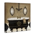 thumbnail image 2 of Stupell Industries Traditional Elegant Bathtub & Chandelier Canvas Art, 17 x 17, by Janet Tava, 2 of 8