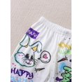 thumbnail image 4 of Baby Cartoon & Letter Graphic Sweatpants, 4 of 5