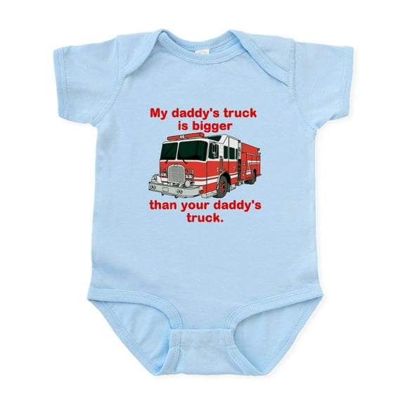 CafePress - My Daddys Truck Body Suit - Baby Light Bodysuit, Size Newborn - 24 Months