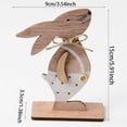 thumbnail image 3 of Binwennn Spring Stock | Easter Rabbit Wood | Home Ornament And Christmas Bulbs Knitting Ornament Babies Second Christmas Ornament Christmas Trees Decorations Retro Ornament Set Christmas Ornament Set, 3 of 8