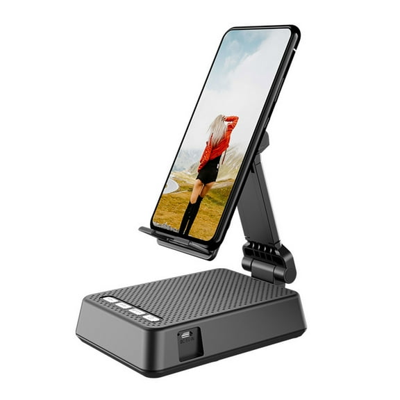Sitting Watching Phone Stand Bluetooth-compatible5.0 Speaker with1800mAh Battery