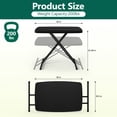 thumbnail image 2 of WLLJOY Folding TV Tray Table, 30in Height Adjustable TV Tray for Laptop, Heavy Duty Utility Foldable Table for Small Spaces, Black, 2 of 10