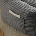 thumbnail image 5 of Jopath Giant Bean Bag Chair,Giant Plush Bean Bag Chair For Adults With Armrests And Footstool,Cozy Fluffy Cloud Mini Couch For Living Room, Bedroom & Dorm Gray, 5 of 8
