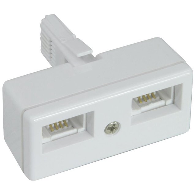 ELECTROVISION - Double Telephone Adaptor - 4 Wire