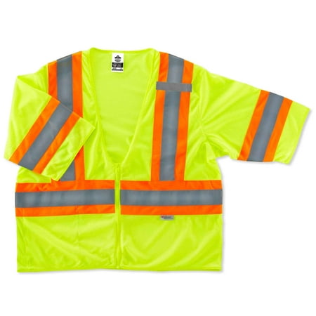 

Ergodyne Glowear 8330Z Type R Class 3 Two-Tone Vest Lime S/M