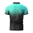 thumbnail image 5 of COSFO Gradient Mens Polo Shirts Summer Short Sleeve Tops Collared Regular Fit Quick Dry Moisture Wicking Mens Graphic Tees, 5 of 5