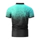 thumbnail image 5 of Blusa y camisa de manga corta con cuello vuelto para hombre, informal, holgada, a la moda, con botones, de poliéster, 5 of 5