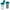 Teal, variant on Signora Ware Salt and Pepper Shaker Set Mini Seasoning Container for Camping & Picnic, 2-Pk Black & White