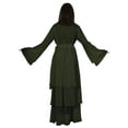 thumbnail image 4 of Bimba Traditional Muslim Abaya Dresses For Women Bell Sleeves Islamic Prayer Dress With Hijab, 4 of 7