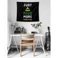 thumbnail image 2 of Awkward Styles Gamer Tapestry Wall Hanging Just Five More Minutes Home Decor, 2 of 2