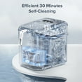 thumbnail image 2 of Auseo Portable Countertop Ice Maker, 26Lbs/24H, 9 Bullet-Shaped Ice in 8 Mins, with Handle/Ice Scoop/Ice Basket, for Home/Office/Bar/Party (White), 2 of 9