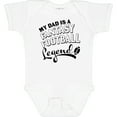 thumbnail image 3 of Inktastic My Dad is a Fantasy Football Legend Boys or Girls Baby Bodysuit, 3 of 5