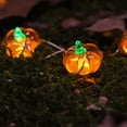 thumbnail image 2 of Cadena de ABS Methold para exteriores Naranja+Verde 20 luces, 2 of 6
