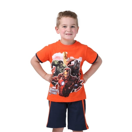 avengers clothing toddlers for with Apparel Tee  Toddler Children's Orange  Avengers