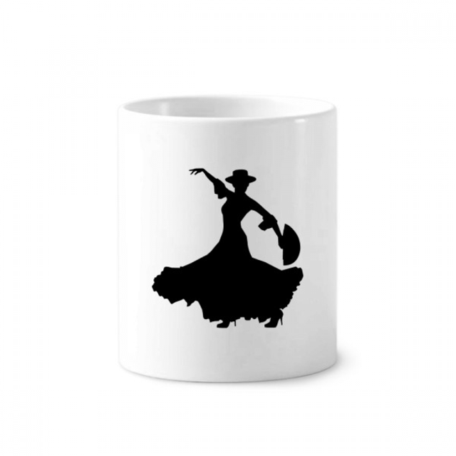 Performance Fan Dancing Dancer Toothbrush Pen Holder Mug Cerac Stand Pencil Cup