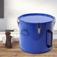 thumbnail image 5 of TOOL1SHOoo Fryer Grease Bucket 45.46L/ 10Gal Oil Disposal Caddy Oil Bucket with Filter Bag & 4 Lock Clip Sealing Oil Transport Container Blue, 5 of 11
