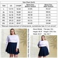thumbnail image 6 of Women's Plus Size Mini Skater Skirt- Basic Versatile High Waisted Flared Casual Stretchy Skirts Black, 6 of 7