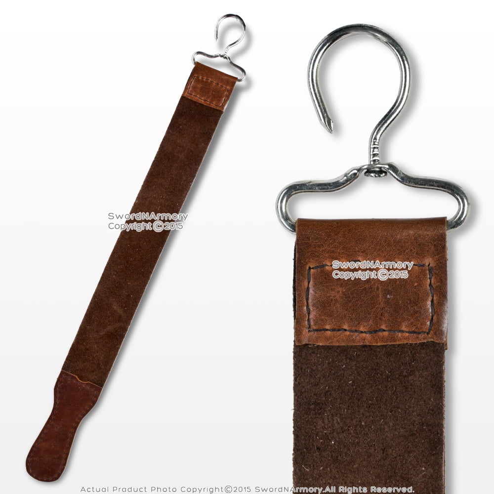 20' Real Leather Barber Straight Razor Sharpening Strop Belt Blade Polish Strap