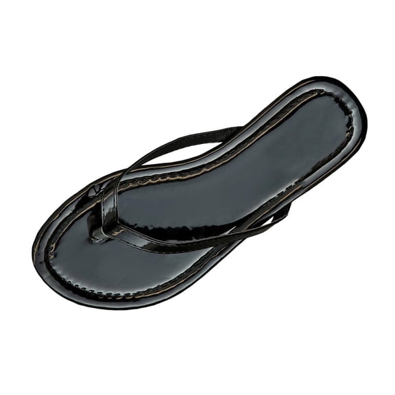Women's Flip-Flop Sandals, Open-Toe Soft-Soled Beach Slippers, Comfortable All-Match Summer Footwear