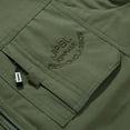 thumbnail image 4 of IROINNID Men's Turtleneck Sleeveless Solid Color Comfy Outdoor Vest Lightweight Vest With Pockets, 4 of 9