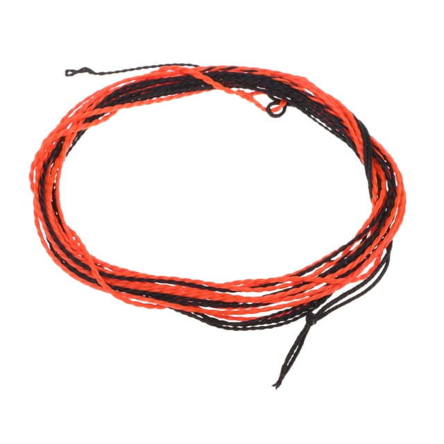 Soidarity Tenkara Fly Fishing Line 11FT Furled Orange Leader and Black Braided Line Pescar
