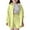 Yellow, variant on WhouRiu Little Girls Outfits Solid Long Sleeve Shirt Elastic Waist Shorts Children Spring Summer Loose Outfit Set Green,Sizes 5-6