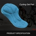 thumbnail image 2 of DYNWAVECA 5x Femmes Hommes 3D Rembourré Coussin Coussin de Cyclisme Multicolore, 2 of 7