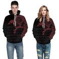 thumbnail image 2 of Digital Printed Hoodies Large Size Hoodies Couple Outfit, 2 of 5