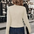 thumbnail image 5 of Gamivast Suede Jacket Women Fitted Casual Business Notch Collar Open Front Blazer Jacket Loose Long Sleeve Streetwear Tunic Coat Winter Trendy Outerwear 2025 Fall Winter Clothes, 5 of 5