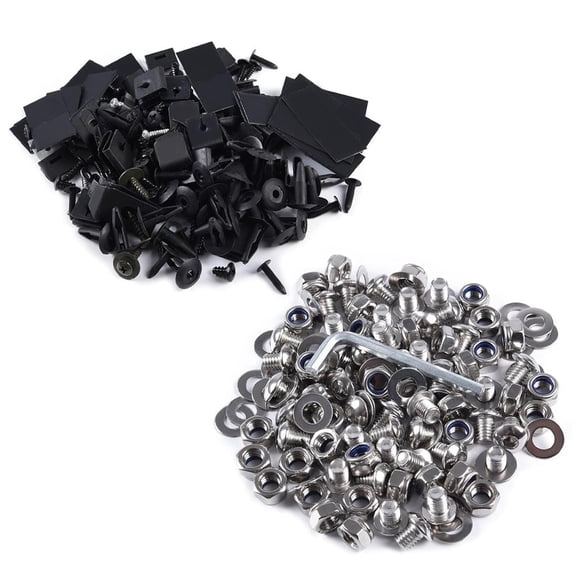 PI66 Fender Flares Screw/Bolt Hardware Kit Set Fit for Chevy Universal Pocket/Rivet Style